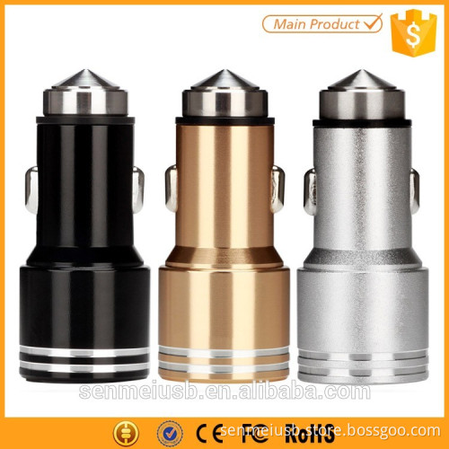 China Manufacturer Dual USB Car Charger Adapter New Year Wholesale USB Car Charger Adapter